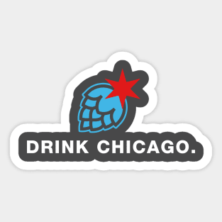 Drink Local Chicago Beer Sticker